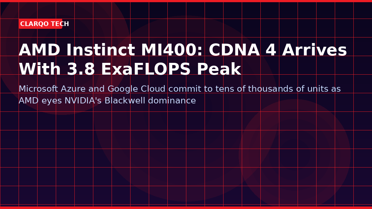 AMD Instinct MI400 Debuts CDNA 4 Architecture, Targets NVIDIA Blackwell With $40K Price Point