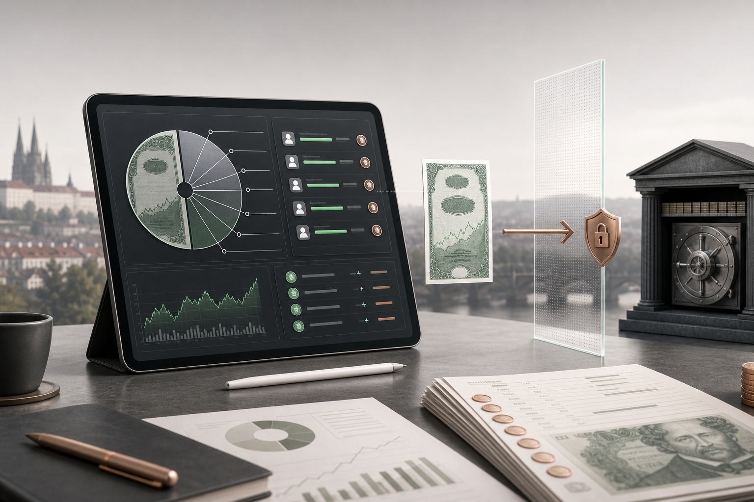 Broker určuje, co investor u frakcí vlastní
