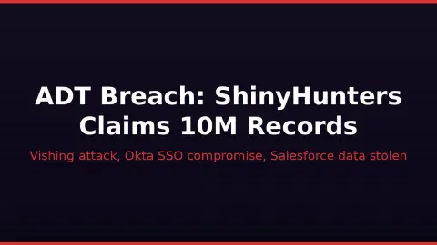 ShinyHunters Claims 10 Million ADT Records in Vishing-Fueled Breach