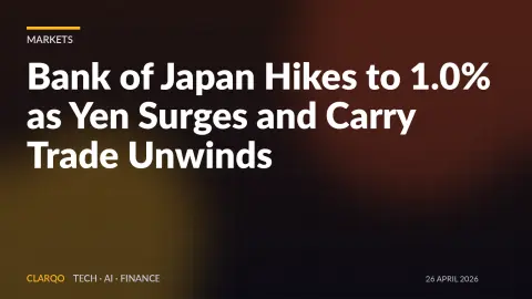 Bank of Japan Hikes to 1.0% as Yen Surges and Carry Trade Unwinds