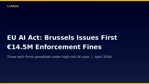 EU AI Act: Brussels Issues First €14.5M in Enforcement Fines Against Three Tech Firms
